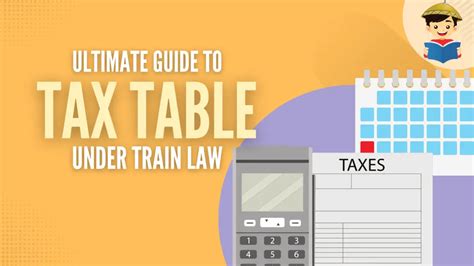 TRAIN Law Tax Table 2023: Guide To Computing Your Income Tax.